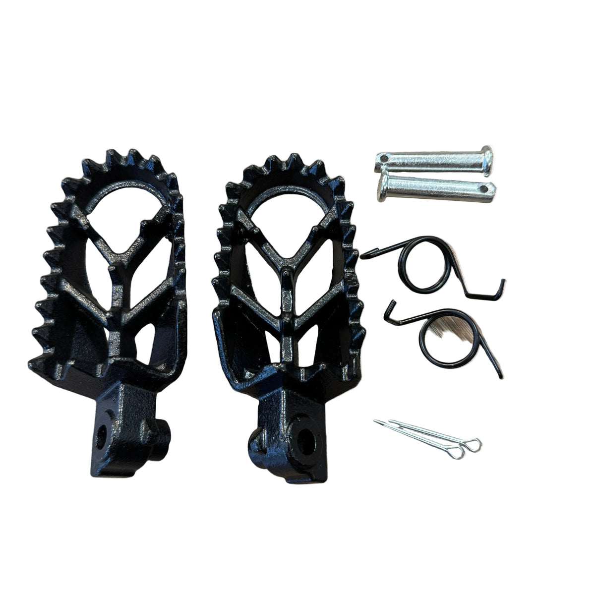 Foot pegs compatible with Kialuk Bolt 10 and Heybike Villain